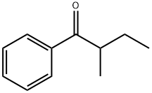 1-Phenyl-2-methyl-1-butanone 结构式