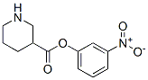 3-nitrophenyl 3-piperidinecarboxylate Structure