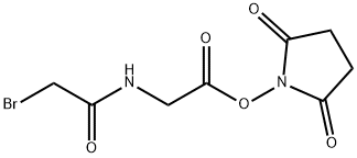 Succinimidyl-2-(bromoacetamido)acetate Structure