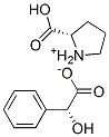 L-prolinium (R)-alpha-hydroxybenzeneacetate Structure