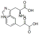 L-histidine mono(3-phenylpyruvate) Structure