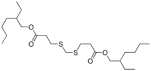 bis(2-ethylhexyl) 3,3'-[methylenebis(thio)]bispropionate 结构式