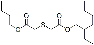 2-ethylhexyl [(2-butoxy-2-oxoethyl)thio]acetate Structure