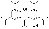 2,2'-(2-methylpropylidene)bis[4,6-diisopropylphenol] Struktur
