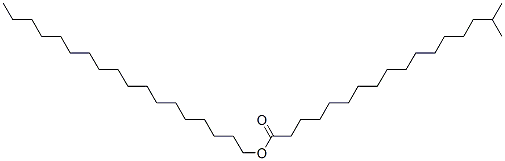 octadecyl isooctadecanoate 化学構造式