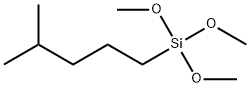 trimethoxy(4-methylpentyl)silane 结构式