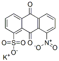 potassium  9,10-dihydro-9,10-dioxo-8-nitroanthracene-1-sulphonate 结构式