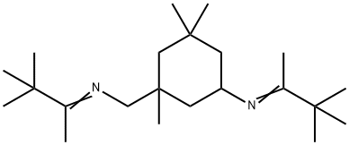 1,3,3-trimethyl-N-(1,2,2-trimethylpropylidene)-5-[(1,2,2-trimethylpropylidene)amino]cyclohexanemethylamine 结构式