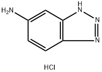 1H-benzotriazol-5-amine monohydrochloride, 93805-11-9, 结构式