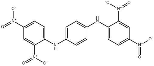 N,N'-ビス(2,4-ジニトロフェニル)-1,4-ベンゼンジアミン 化学構造式