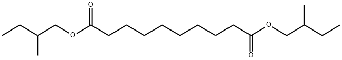 bis(2-methylbutyl) sebacate Structure