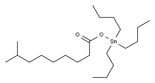 tributyl(tert-decanoyloxy)stannane Structure