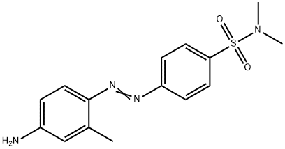 p-[(4-amino-o-tolyl)azo]-N,N-dimethylbenzenesulphonamide  Struktur