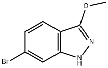6-溴-3-甲氧基-1H-吲唑,938062-38-5,结构式