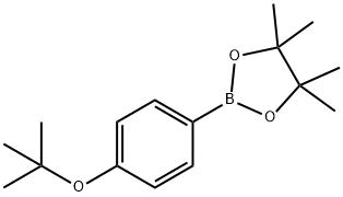 4-TERT-BUTOXYBENZENEBORONIC ACID PINACOLESTER Structure