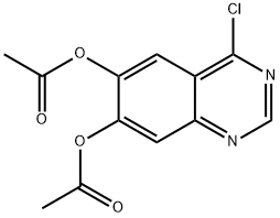 6,7-二乙酰氧基4-氯喹唑啉, 938185-04-7, 结构式