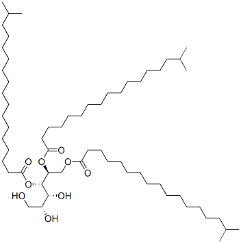 D-glucitol triisooctadecanoate Struktur