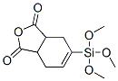 3a,4,7,7a-テトラヒドロ-5-(トリメトキシシリル)イソベンゾフラン-1,3-ジオン 化学構造式