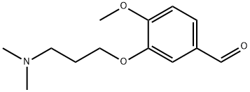 3-[2-(dimethylamino)ethoxy]-4-methoxybenzaldehyde Structure