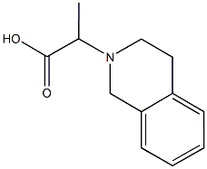 2-(3,4-ジヒドロイソキノリン-2(1H)-イル)プロパン酸 化学構造式