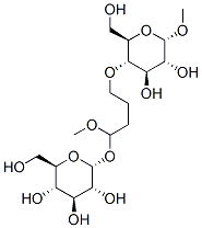 methyl 4-O-(4 alpha-glucopyranosyloxy-4-methoxybutyl)-alpha-glucopyranoside 结构式
