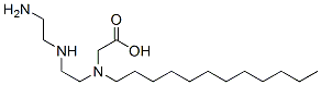 N-[2-[(2-aminoethyl)amino]ethyl]-N-dodecylglycine Struktur
