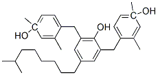 alpha,alpha'-bis(4-hydroxyxylyl)-4-isononyl-2,6-xylenol Structure