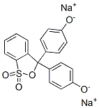 disodium 4,4'-(3H-2,1-benzoxathiol-3-ylidene)bisphenolate S,S-dioxide Struktur