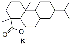 potassium tetradecahydro-7-isopropyl-1,4a-dimethylphenanthren-1-carboxylate 结构式