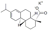 potassium [1R-(1alpha,4abeta,4balpha,10aalpha)]-1,2,3,4,4a,4b,5,9,10,10a-decahydro-7-isopropyl-1,4a-dimethylphenanthren-1-carboxylate 结构式
