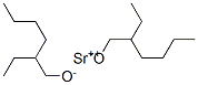 strontium bis(2-ethylhexanolate) Structure