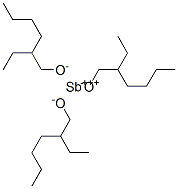 antimony tris(2-ethylhexanolate) 结构式