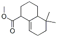 methyl octahydro-5,5-dimethyl-1-naphthoate 结构式