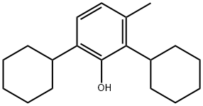 2,6-dicyclohexyl-m-cresol 结构式