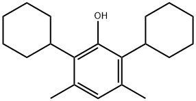 2,6-dicyclohexyl-3,5-xylenol 结构式
