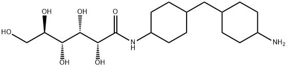 N-[4-[(4-aminocyclohexyl)methyl]cyclohexyl]-D-gluconamide 结构式