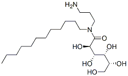 N-(3-アミノプロピル)-N-ドデシル-D-グルコンアミド 化学構造式