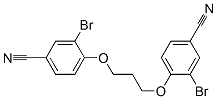 4,4'-[1,3-プロパンジイルビス(オキシ)]ビス(3-ブロモベンゾニトリル) 化学構造式