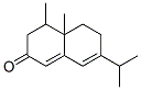 4,4a,5,6-tetrahydro-7-isopropyl-4,4a-dimethylnaphthalene-2(3H)-one 结构式