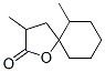 3,6-dimethyl-1-oxaspiro[4.5]decan-2-one Struktur