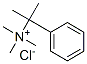 (alpha,alpha-dimethylbenzyl)trimethylammonium chloride Struktur