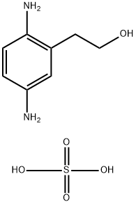 2-(2-Hydroxy)ethyl-p-phenylene diamino sulfate Struktur