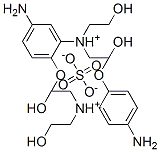 bis[(5-amino-2-methoxyphenyl)bis(2-hydroxyethyl)ammonium] sulphate Structure