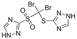 3-[[dibromo(1H-1,2,4-triazol-3-ylsulphonyl)methyl]thio]-1H-1,2,4-triazole Structure