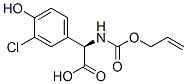 (R)-[[(allyloxy)carbonyl]amino](3-chloro-4-hydroxyphenyl)acetic acid ,93841-52-2,结构式