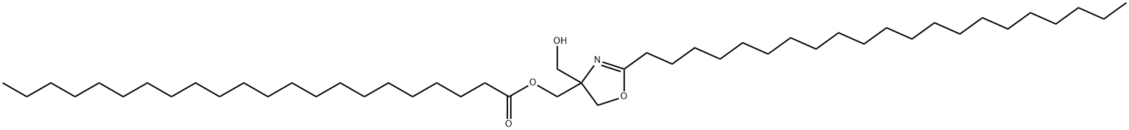 ベヘン酸[(2-ヘニコシル-4,5-ジヒドロ-4-(ヒドロキシメチル)オキサゾール)-4-イル]メチル 化学構造式