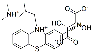 2-cyano-10-[3-(dimethylammonio)-2-methylpropyl]-10H-phenothiazinium [R-(R*,R*)]-tartrate Structure