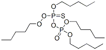 ビス[ビス(ペンチルオキシ)ホスフィノチオイル]ペルスルフィド 化学構造式