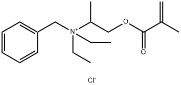 benzyldiethyl[1-methyl-2-[(2-methyl-1-oxoallyl)oxy]ethyl]ammonium chloride Structure