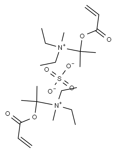 diethylmethyl[1-methyl-1-[(1-oxoallyl)oxy]ethyl]ammonium sulphate 结构式